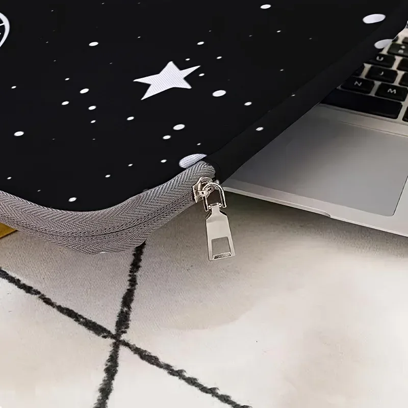 ensemble une pièce, deux styles, sac et porte-documents pour ordinateur portable à motifs d'astronautes, adapté aux ordinateurs portables de 14 pouces