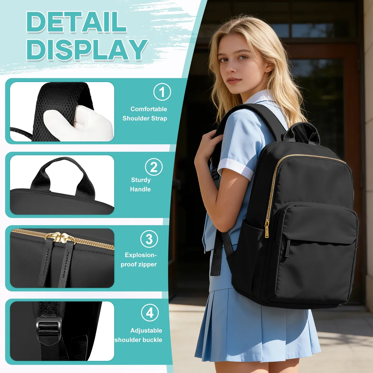 sac à dos de voyage pour femmes, sacs à dos élégants pour filles, sac à dos décontracté pour filles, sac à dos pour ordinateur portable de week-end, sac à dos scolaire pour filles d'université