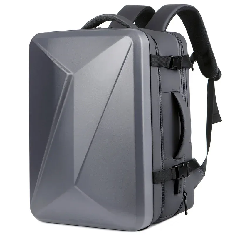 sac à coque rigide sr pour ordinateur portable de grande capacité usb, sac de voyage en matériau abs, valise étanche pour ordinateur portable, mode commpiedmont, 17 pouces