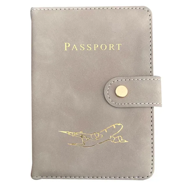 étui pour passeport vintage en cuir, porte-passeport pour femmes et hommes, organisateur de carte de crédit bancaire, mallette de rangement/accessoires de voyage