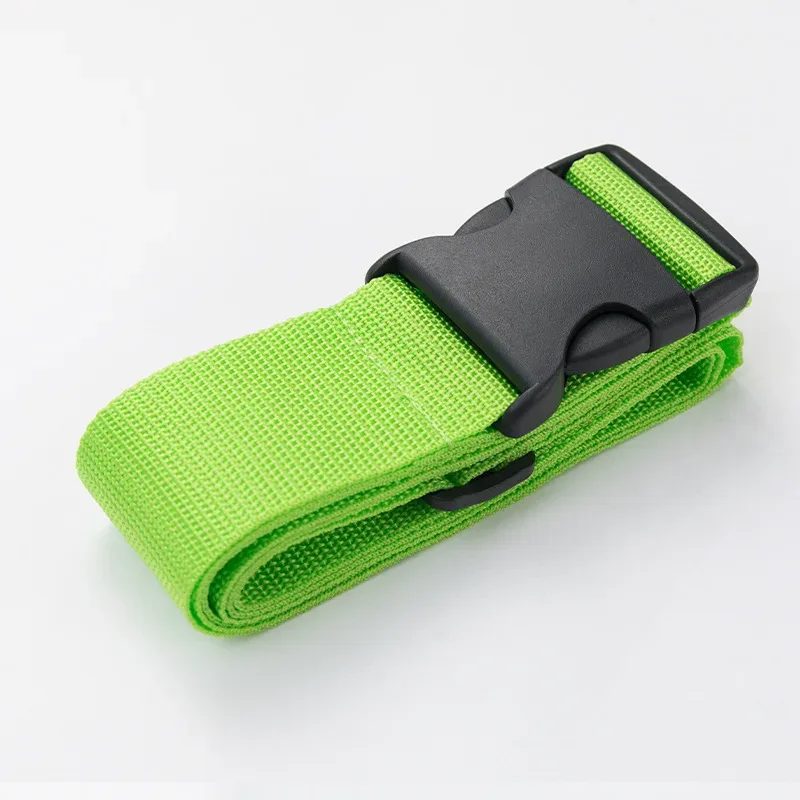 1 sangle de bagage réglable de 2 m, ceinture transversale en nylon avec boucle de verrouillage pour valise de voyage, accessoires pour sac de camping