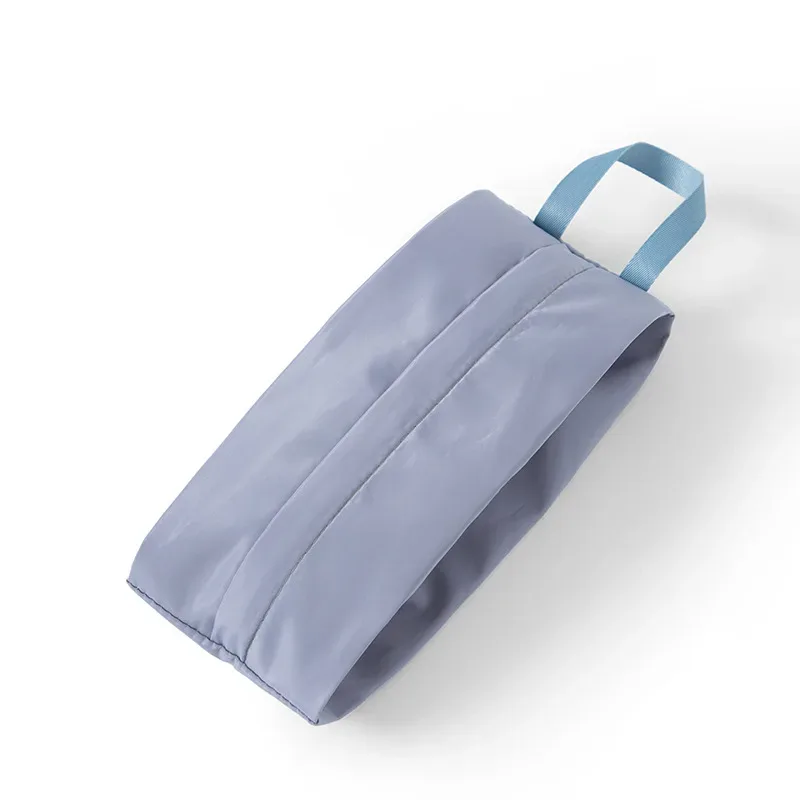 sacs de rangement de chaussures imperméables en nylon, portables, colorés, fermeture à glissière, hommes et femmes, voyage ou organisation d'articles familiaux, 2 paquets