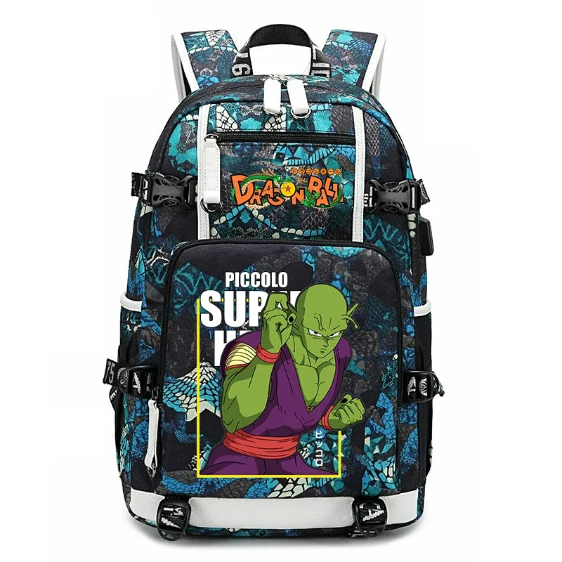 sac à dos pour étudiants avec imprimé dragon ball z, grande capacité, sac à dos décontracté pour enfants, adolescents, garçons et filles, pour l'école et les voyages