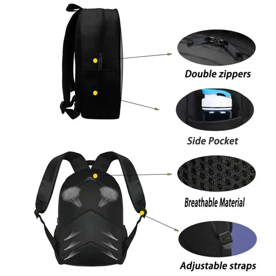 ensemble de 3 sacs à dos one piece avec sac à bandoulière et trousse à crayons, idéal unisexe, adapté aux garçons et aux filles âgés de 5 à 10 ans
