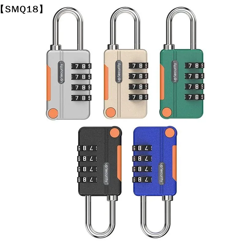cadenas à combinaison multicolore à 4 chiffres avec code réinitialisable et anse en métal robuste, parfait pour les casiers de gym, les bagages et les voyages【smq】