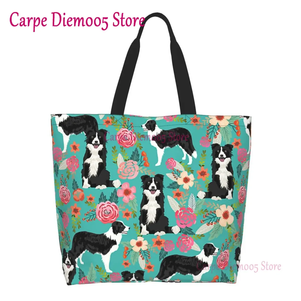 sac fourre-tout grande capacité pour dames, sac pour femmes, sacs pour contribuables australiens, troupeaux de chiens, shopping d'épicerie