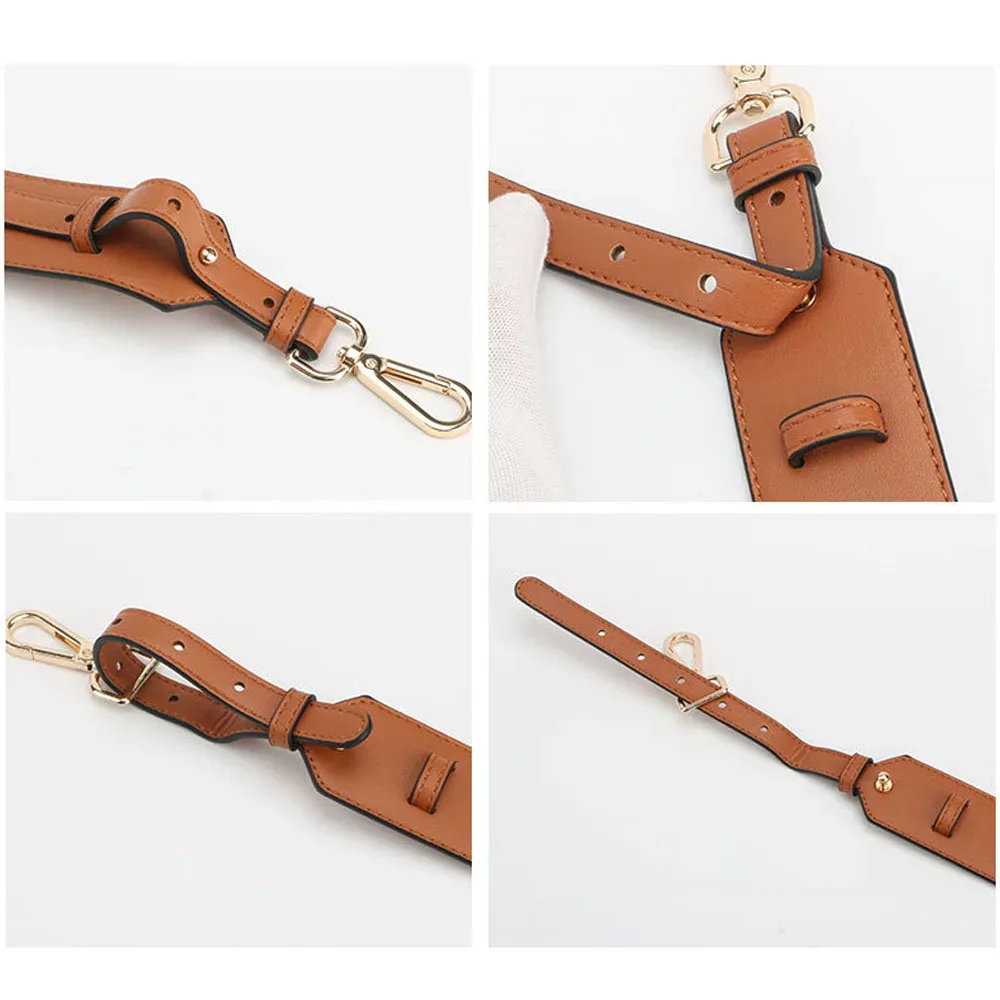 sangle de sac en cuir amovible, poignées de bricolage, sac à bandoulière réglable, large poignée de sac à main environnemental, remplacement de sangle initiée, accessoires