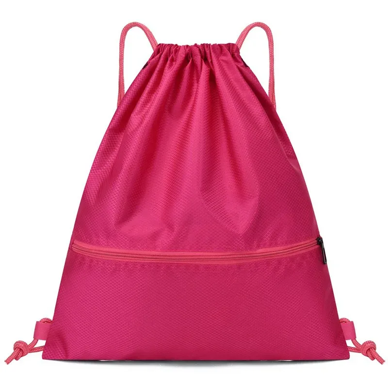 nouvelle pochette sac à cordon sac à dos sac à cordon pour enfants avec cordon de serrage pas de douleur sac de vêtements de sport scolaire lsd03