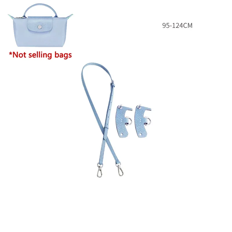 sangle d'épaule en cuir véritable adaptée au sac longchamp mini le pliage, accessoires de sangle de sac bandoulière sans perforation