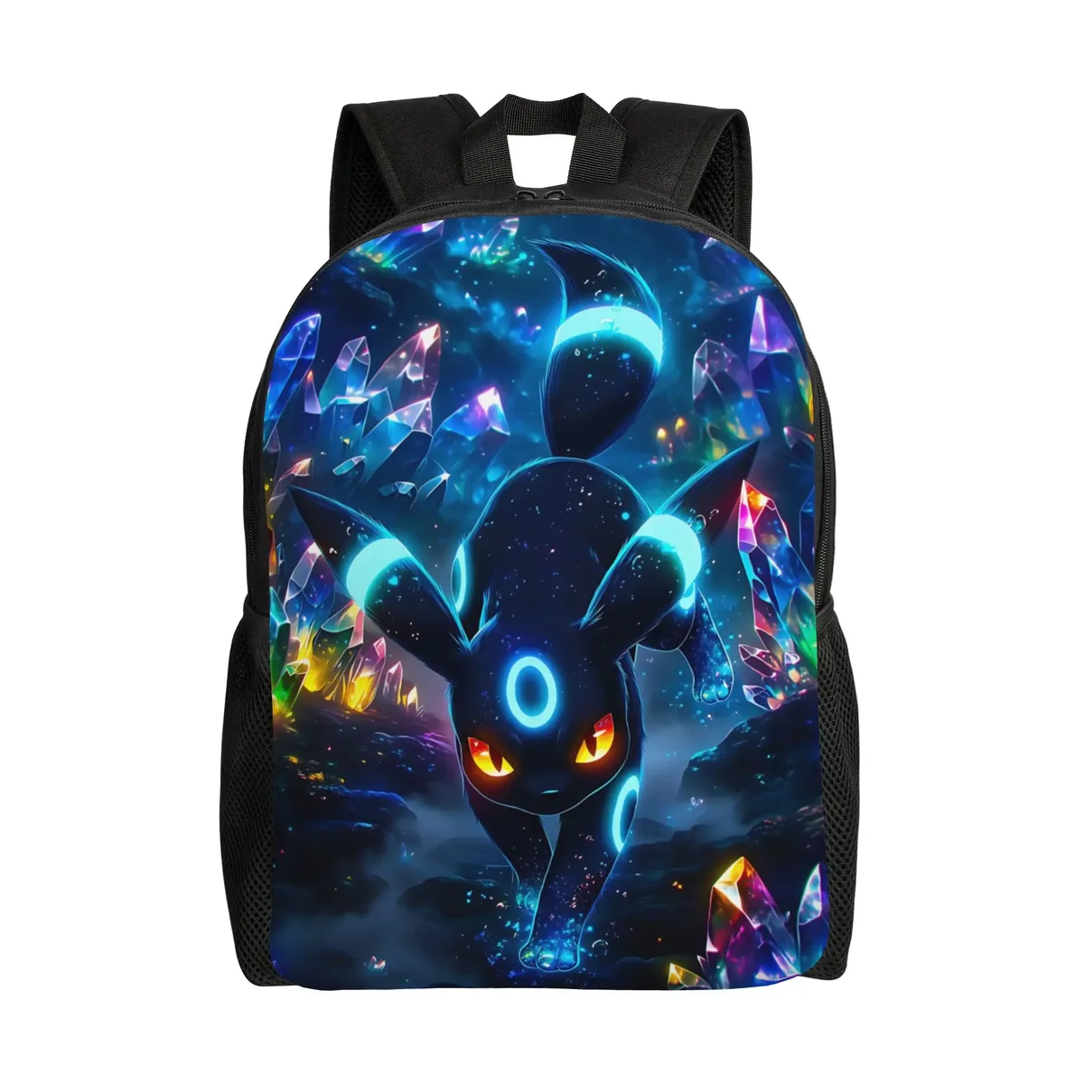 Sacs à dos tendance, sac à dos Pokemon, sac à dos Eevee Eeveelution, mochila, sac à dos de travail et de bureau, grande capacité
