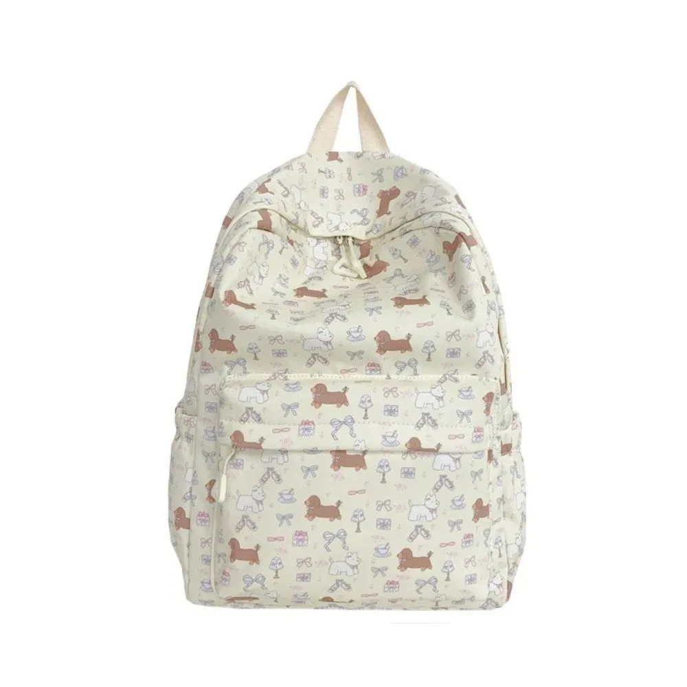 sac à dos pour chien en nylon kawaii, style coréen, grande capacité, sac d'école pour étudiants, sac de voyage, sac de rangement, sac à bandoulière, école