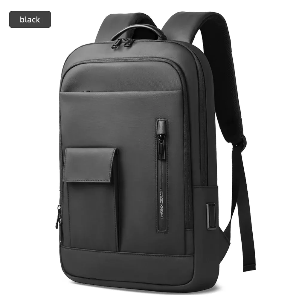 ian slim-sac à dos pour ordinateur portable avec port usb pour homme, sac de travail léger pour collège, sac à dos de voyage, 15.6 en effet, affaires