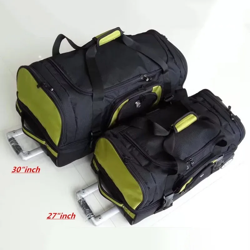 vnelstyle – valise de voyage étanche de grande capacité, sac à roulettes en tissu oxford, valise à roulettes pour femmes et hommes, boîte de 27 "30"