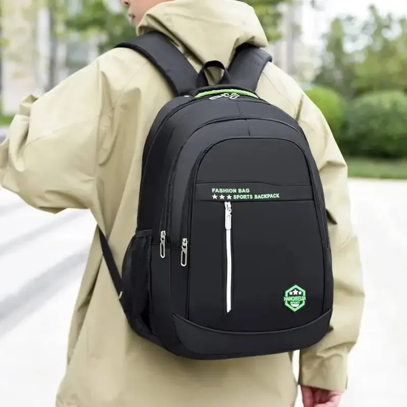 sac à dos double bandoulière pour hommes, sac à dos d'automne et d'hiver pour étudiants du premier cycle du secondaire, nouvelle collection