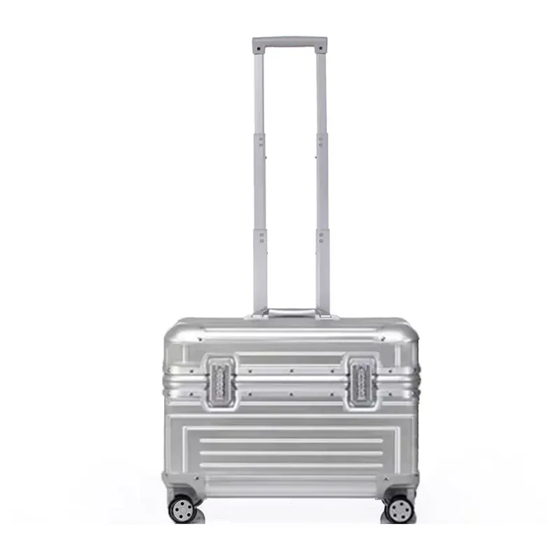 valise d'appareil photo en alliage d'aluminium et de magnésium, valise a roulettes de voyage serrure douanière tsa, sac de voyage, bagage de cabine, chariot à mot de passe, boîte à outils, 18 ", 20", 22"