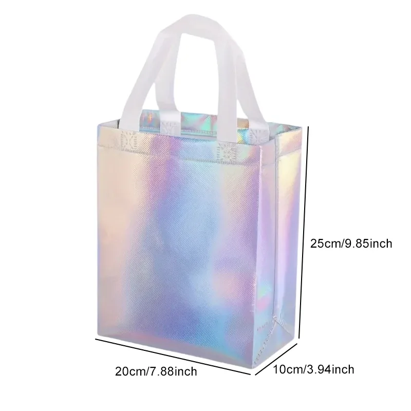 sac fourre-tout réutilisable pour cadeaux, 10 pièces, pour demoiselles d'honneur, mariage, fête d'anniversaire, courses, fournitures de fête écologiques tmz