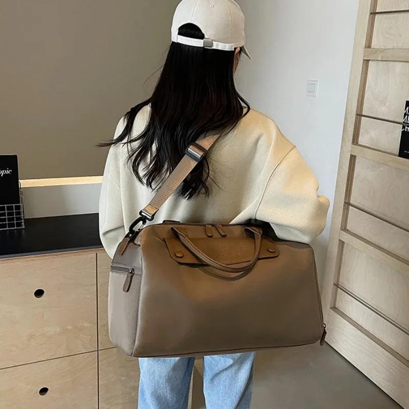 sacs de sport imperméables pour femmes, sacs multifonctions de séparation sec et humide, sac à bandoulière pour entraînement physique, yoga, avec sac à chaussures