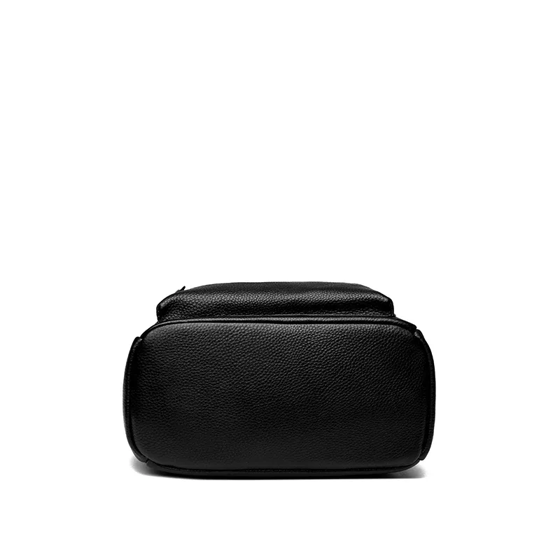 sac à dos en cuir de vache, simple et élégant, multi-transportage, petit sac à main pour vêtements de travail quotidiens