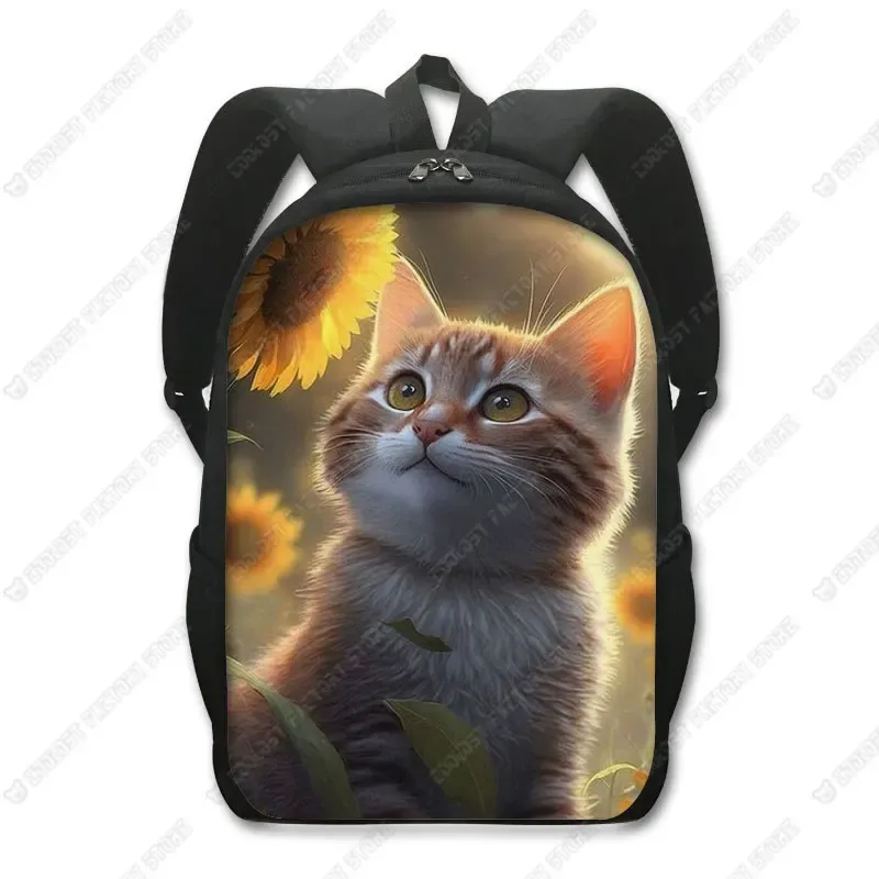 sac à dos chat mignon chat persan/siamese, sacs d'école pour enfants pour adolescents, chat britannique écossais, sacs à dos pour ordinateur portable, sac de livre chaton