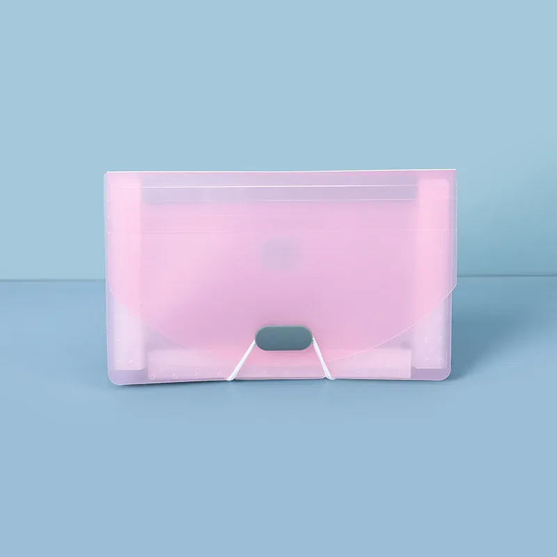 mini sac de rangement pour accordéon a6, multifonctionnel pp étanche, sac de rangement pour reçus et factures, clip pour documents, 7 compartiments étanche