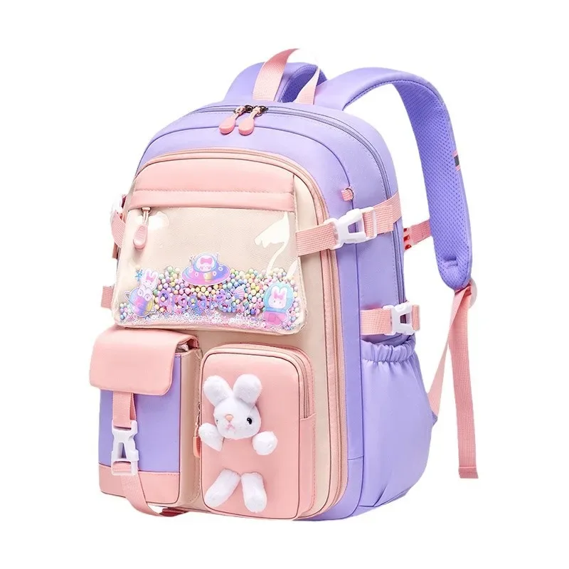 sac à dos scolaire pour filles 2026, léger et imperméable, style kawaii, pour enfants, sacs de voyage colorés, mochilas, cadeaux