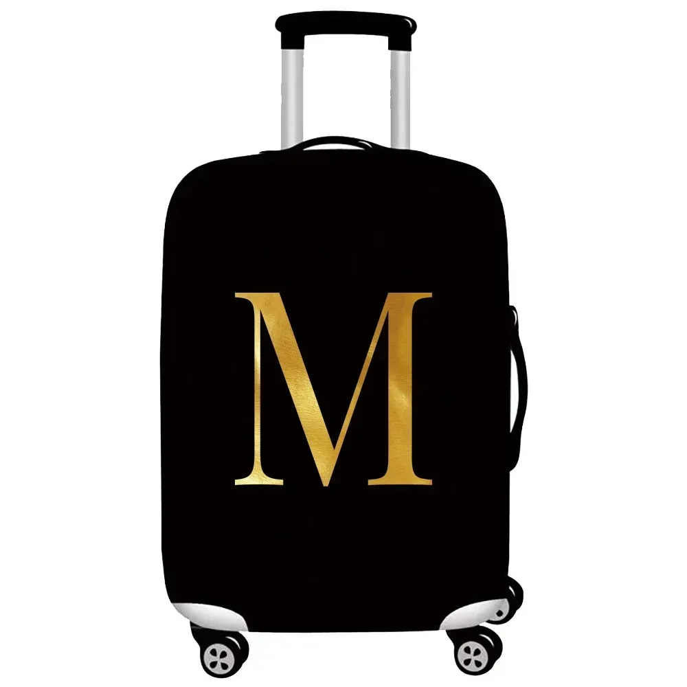 housse de protection pour bagages, épaisse et élastique, housse de protection contre la poussière, anti-rayures, housse de protection pour valise, série de lettres