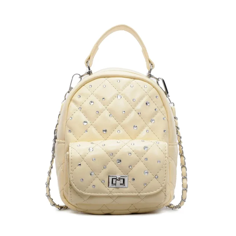 mini sac à dos en pu pour filles, carillon d'université, sac de voyage mignon, mode féminine, nouveau