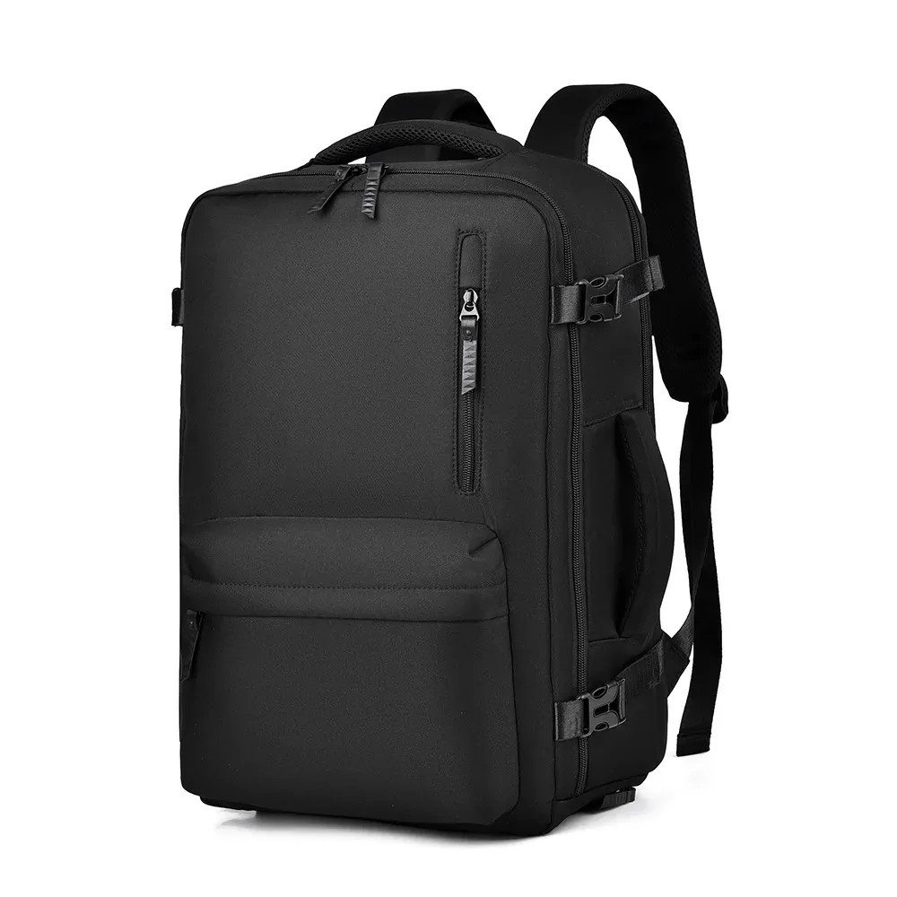 sac à dos de voyage pour ordinateur portable pour hommes et femmes, sac à dos de transport extensible approuvé par avion, sac à dos léger et étanche de 15,6 pouces
