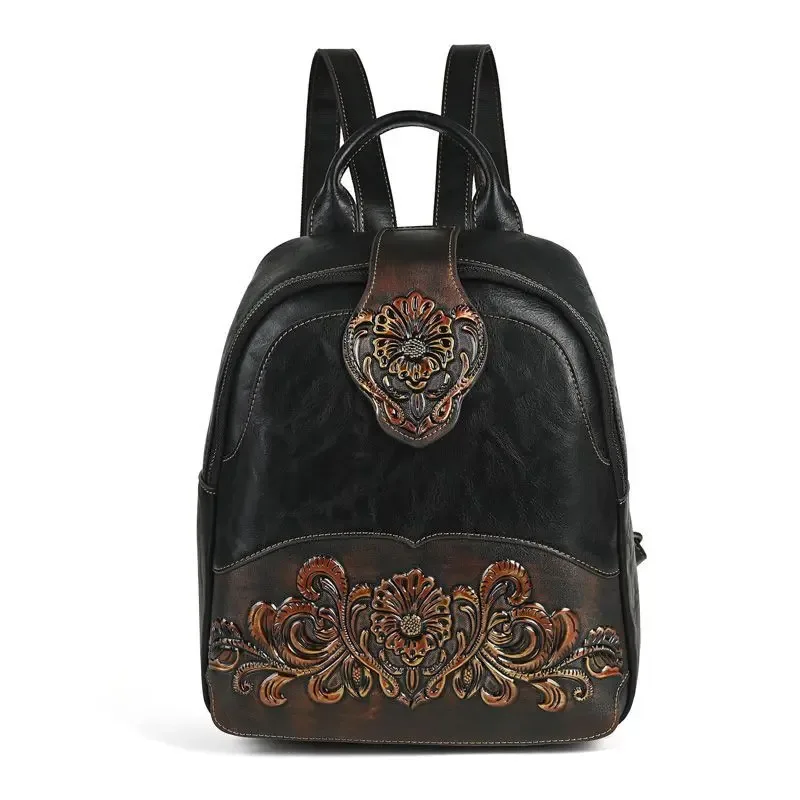 nouveau sac à dos tendance en pu gaufré de haute qualité 2026 pour femme – sac rétro polyvalent pour sorties