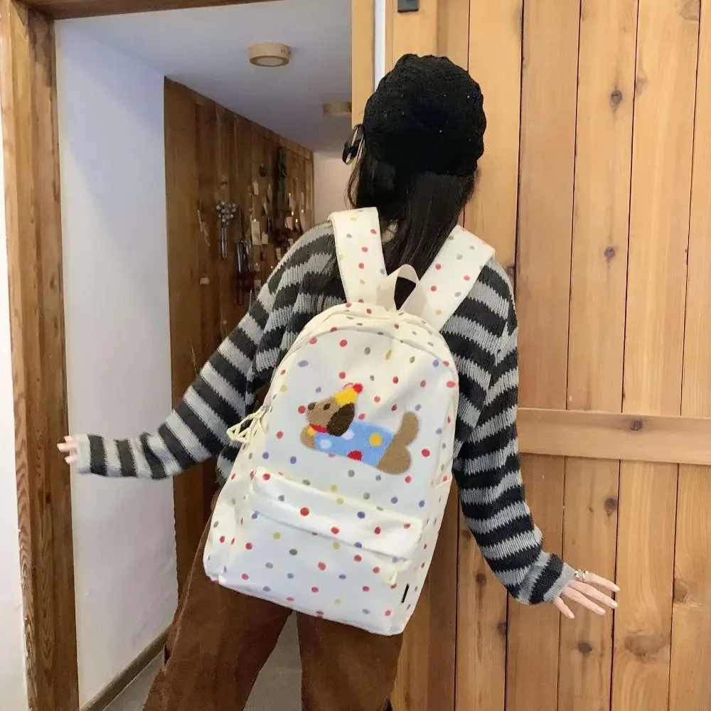nouveau sac à dos pour chiot, sac à dos pour ordinateur portable en nylon, grande capacité, sac à main kawaii pour étudiants