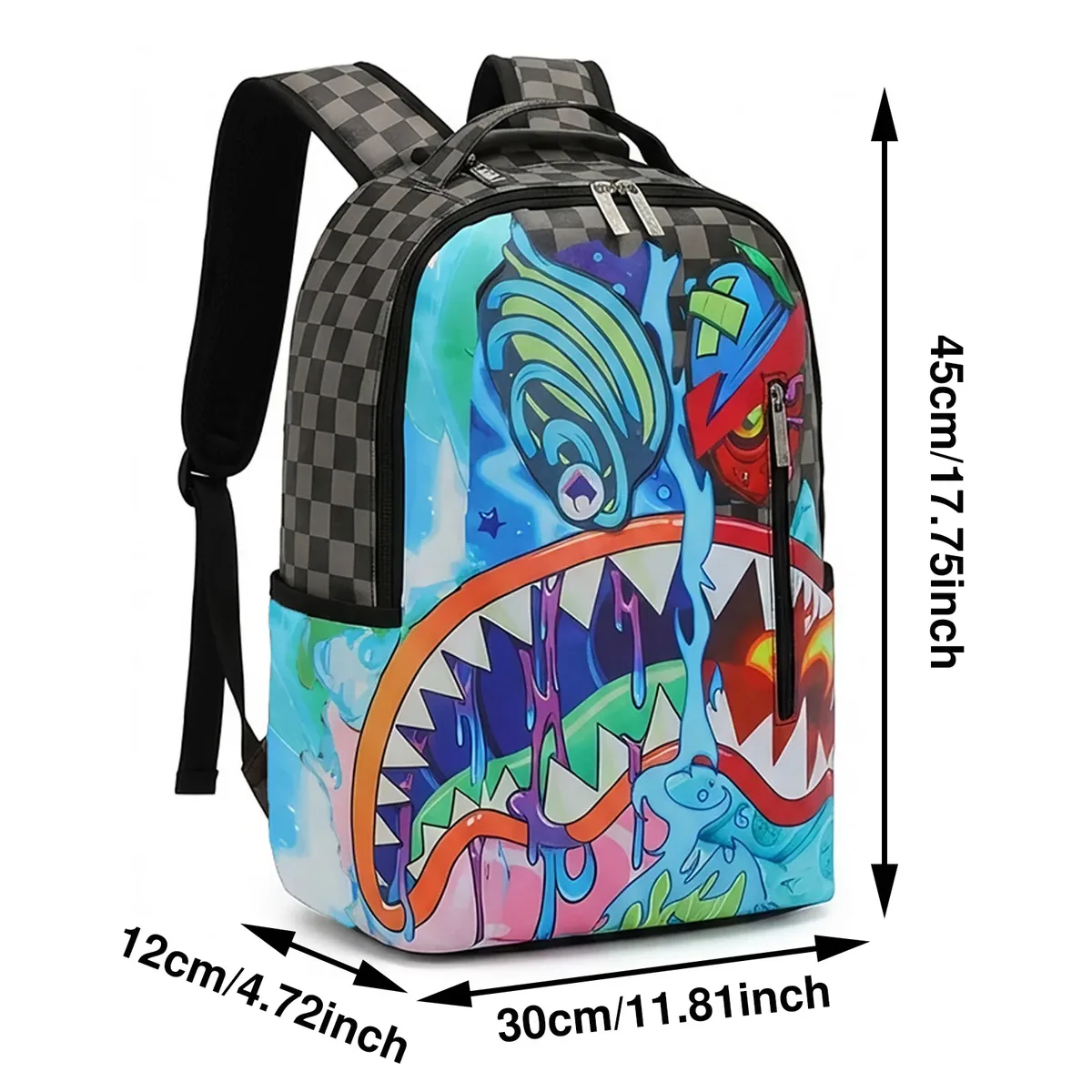 un sac à dos élégant à motifs, un nouveau sac à dos imprimé léger et tendance, également un sac de transport à la mode, un sac de voyage de grande capacité, un sac à dos de rangement multifonctionnel, avec bretelles réglables, adapté aux voyages, à la rentrée scolaire, le meilleur cadeau pour la saint-valentin, un cadeau pour les amis, un cadeau pour votre petite amie, un cadeau pour maman, ou un cadeau amusant.