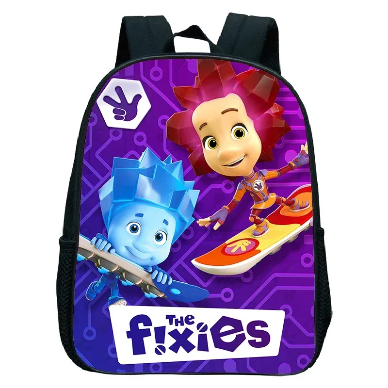 sac à dos pour enfants de la série télévisée the fixies, sac à dos pour la maternelle, pour garçons et filles, sac à dos de dessin animé the fixies, mochila