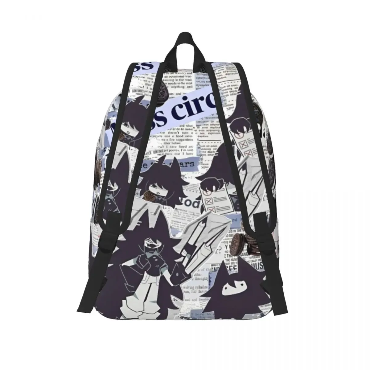 miss circle-sac à dos de dessin animé pour hommes et femmes, sac à dos cool, sac à dos de travail de lycée en plein air, éducation papier fondamental, sac à dos imprimés initiated