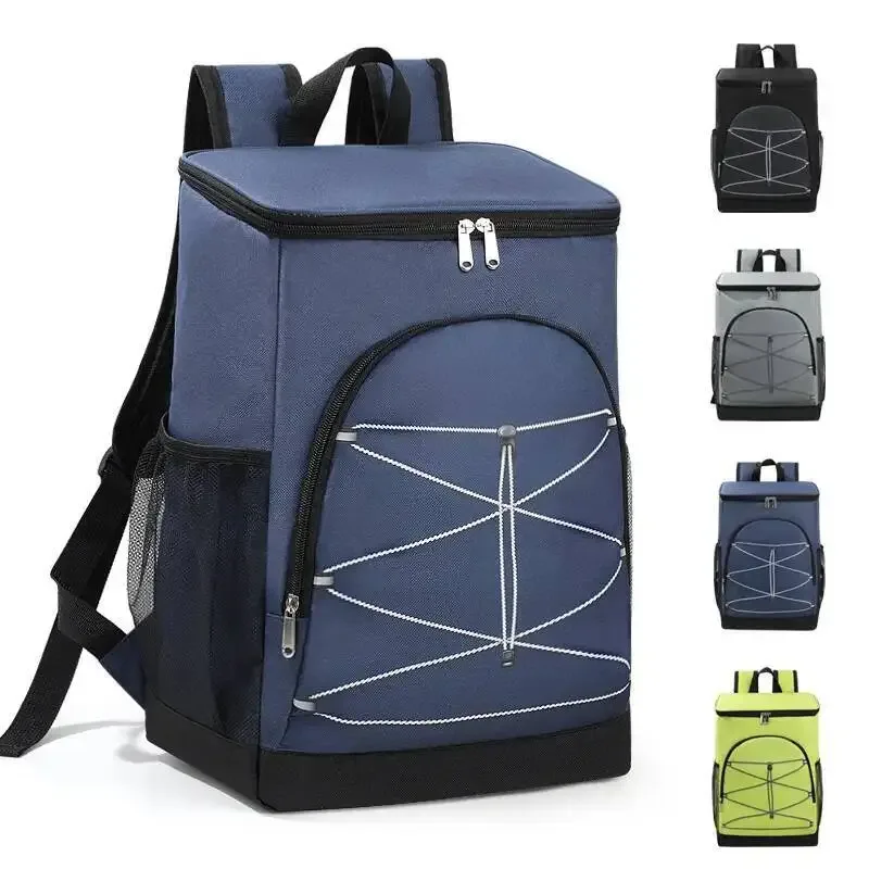 sac de pique-nique de camping de voyage, sacs isothermes d'extérieur de grande capacité, haute qualité, style coréen, simple, mode, sac à dos pour garder les aliments frais