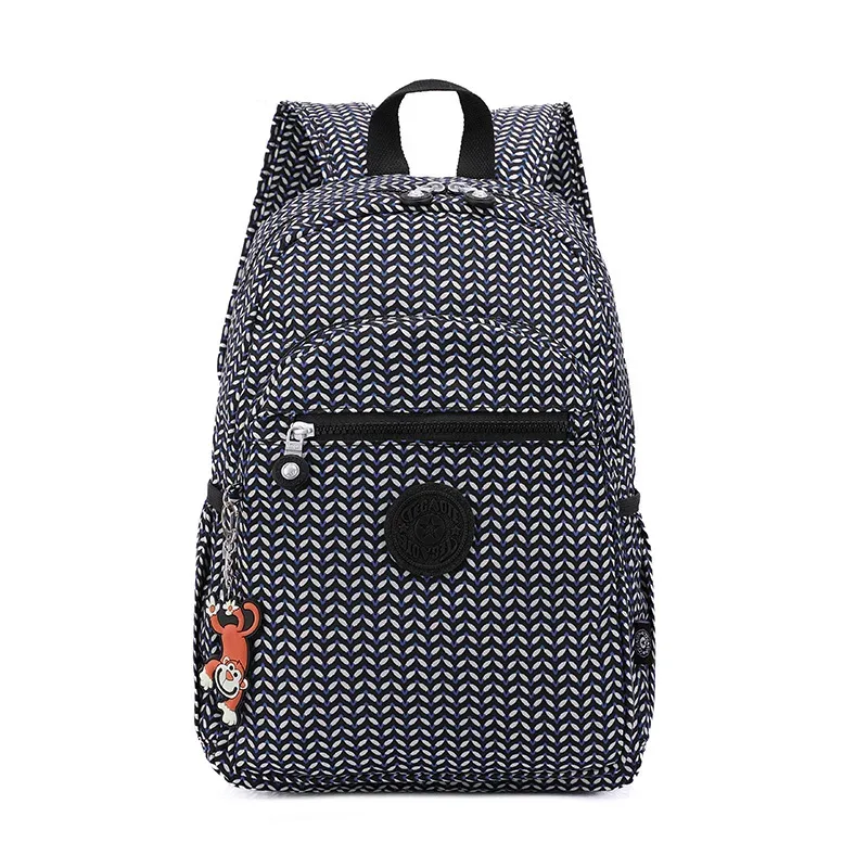 teincome ote-sac à dos d'école étanche pour fille et garçon, sac de voyage léger pour homme, 2024 nylon, motif de fleurs, mode décontractée, a4, m1318