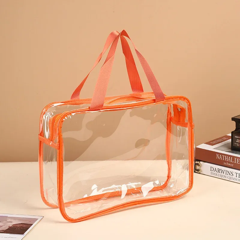 sacs de rangement transparents en pvc personnalisés avec logo imprimé, grands sacs de rangement pour jouets, sacs réutilisables transparents, sacs de voyage imperméables