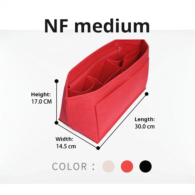 insert organisateur de sac à main pour sacs à main, organisateur de sac en feutre pour fourre-tout et sac à main, insert organisateur de sac fourre-tout, pour lv neverfull
