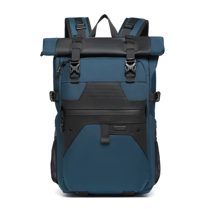 ozuko sac à dos multifonctionnel hommes grande capacité cartable étudiant simple voyage sac à dos étanche pochette d'ordinateur