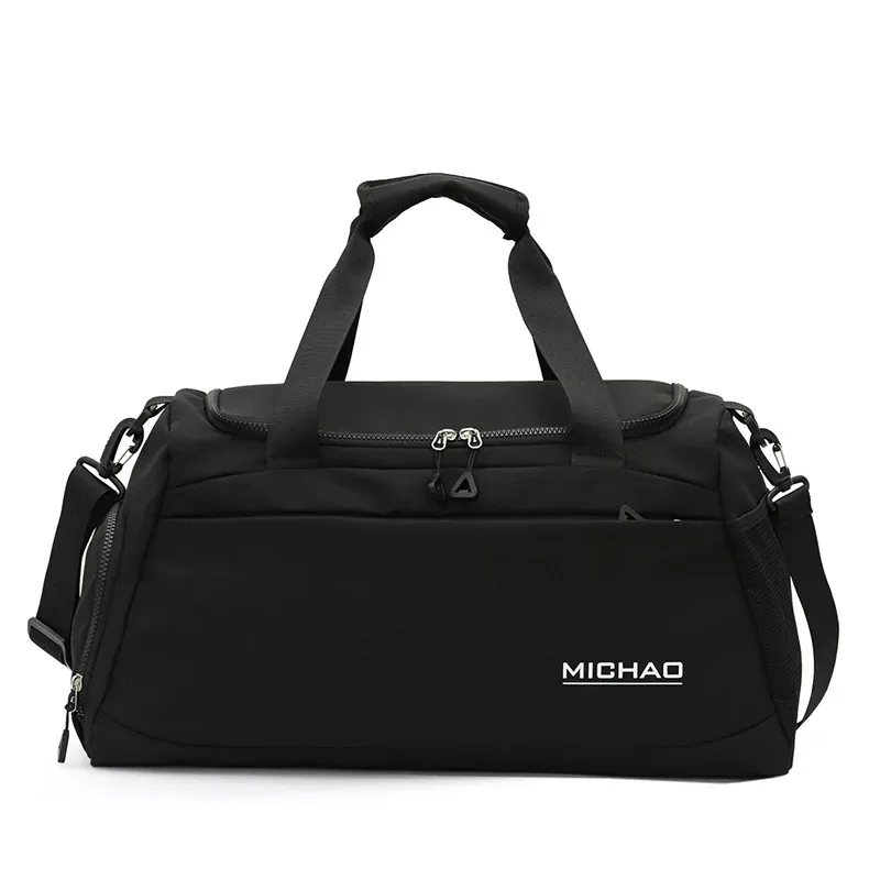 sac de sport multi-poches, sac de sport polyvalent imperméable avec poche de séparation humide/sec, sac de voyage grande capacité