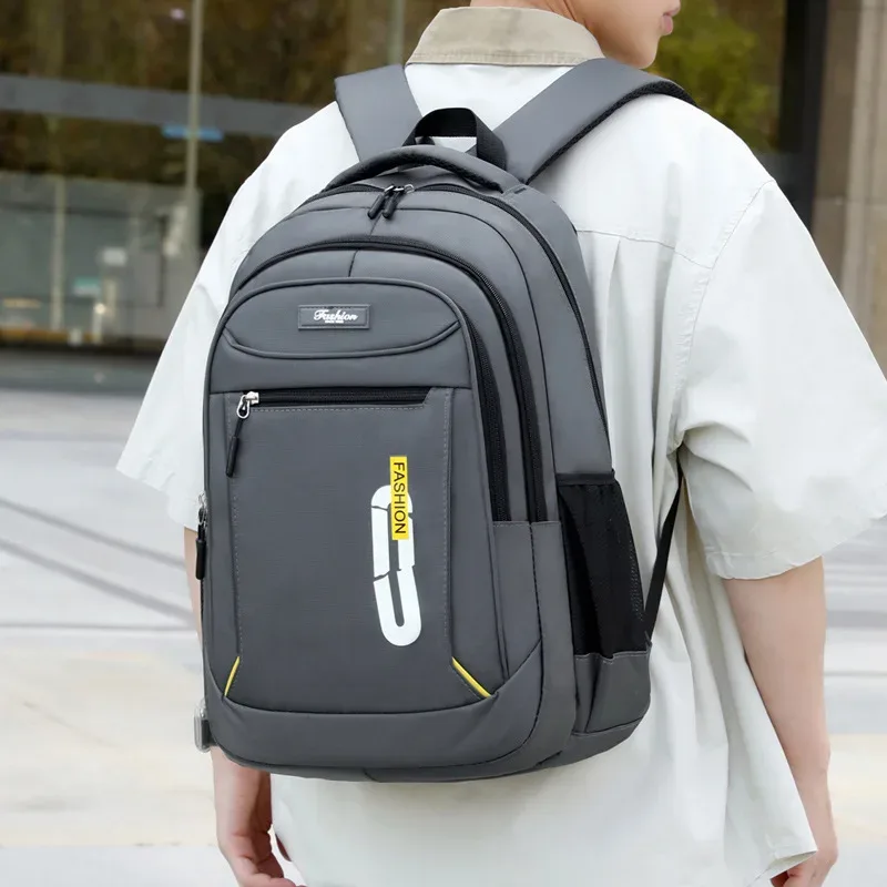 sac à dos universel tendance pour étudiants, de haute qualité, pour hommes d'affaires, sac d'école pour garçons, grande capacité, double épaule