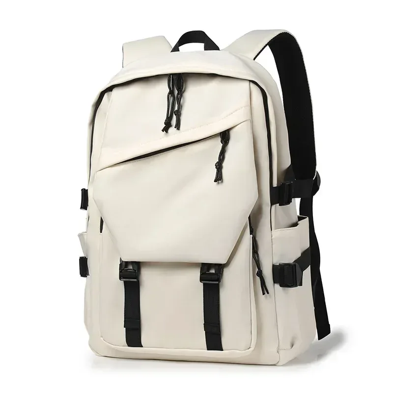 sac à dos de voyage en tissu oxford pour hommes et femmes, 14 pouces, style département sen simple, grande capacité, pour étudiants en ordinateur