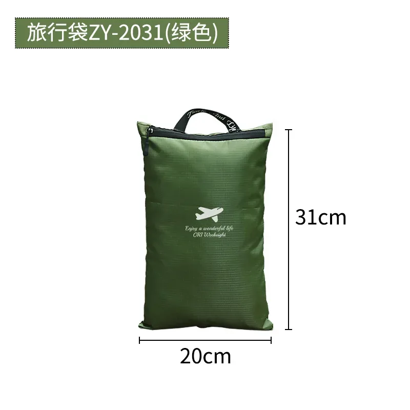 sacs de rangement de voyage à enroulement, en oxford 420d, imperméables, pour équipement de camping et de randonnée, anti-salissures, vert transparent