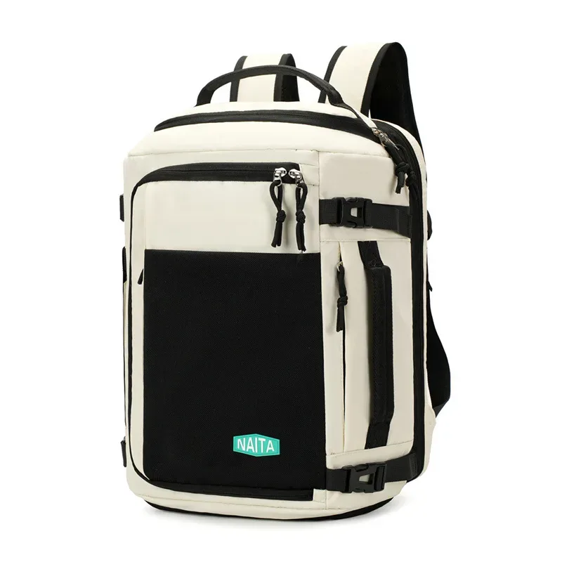 sac de sport et de voyage unisexe grande capacité extensible avec compartiment à chaussures et pochette indépendante pour ordinateur portable en nylon décontracté