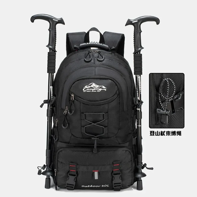Sac à dos de randonnée imperméable léger de 40 L, sacs à dos de camping pour hommes et femmes, sacs à dos de randonnée