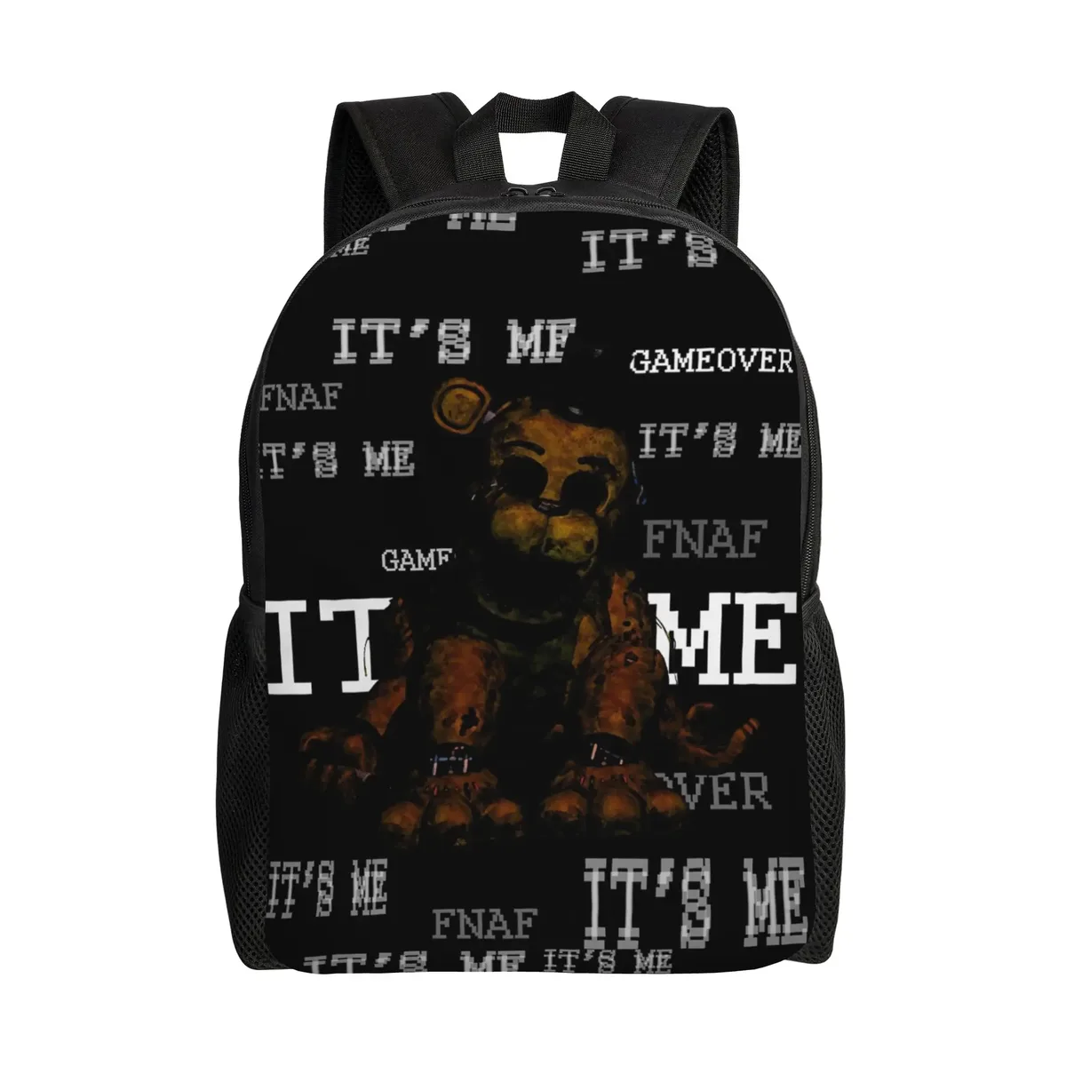 sac à dos foxy fnaf it's me cool, cadeau pour le lycée, la randonnée, les voyages, sac à dos de jeu freddy pour hommes et femmes, sacs en toile pour l'université