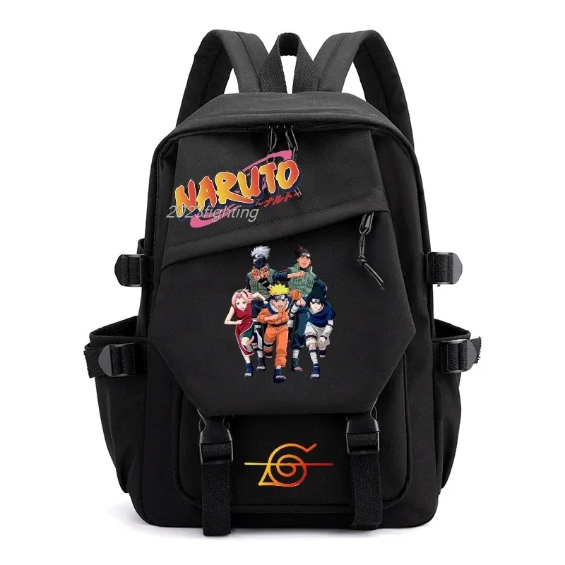 sac à dos uzumaki naruto uchiha sasuke, sac à dos de cosplay unisexe pour étudiants, sac à dos de dessin animé, sac à dos pour ordinateur portable, sac à dos de voyage, cadeaux d'extérieur