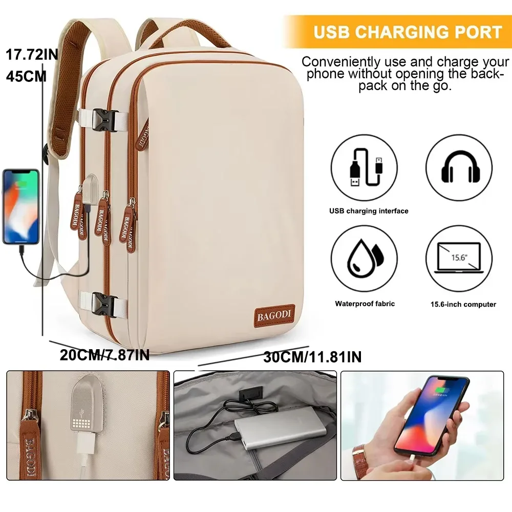 buylor sac à dos de voyage pour femmes et hommes 45x20x30 easyjet cabin sacs sacs à dos pour ordinateur portable sac à dos à main sac à dos décontracté pour le week-end