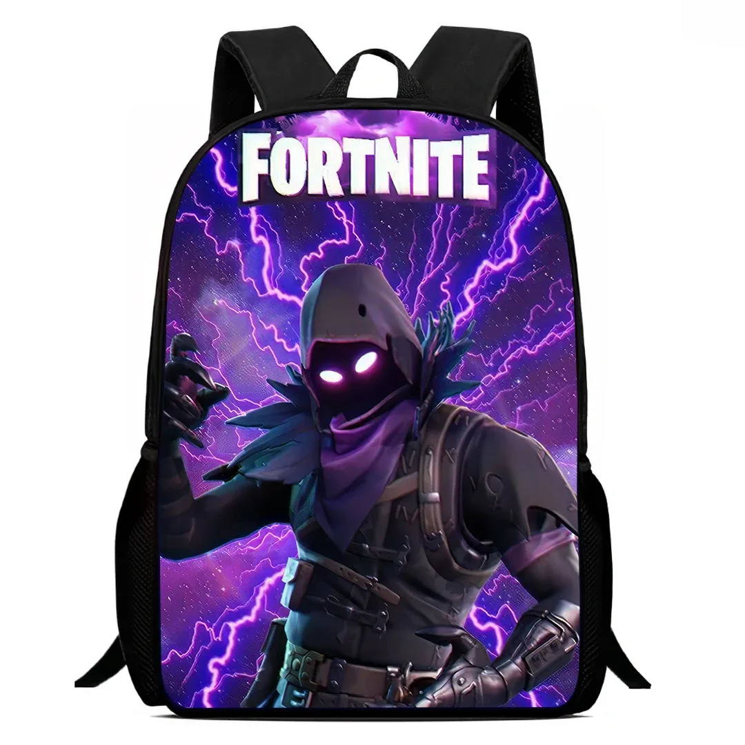 sac à dos d'école fortnite de 15 pouces pour enfants, garçons et filles, sac à dos léger imprimé avec des motifs de jeux, grand format, adapté aux enfants de 5 à 8 ans