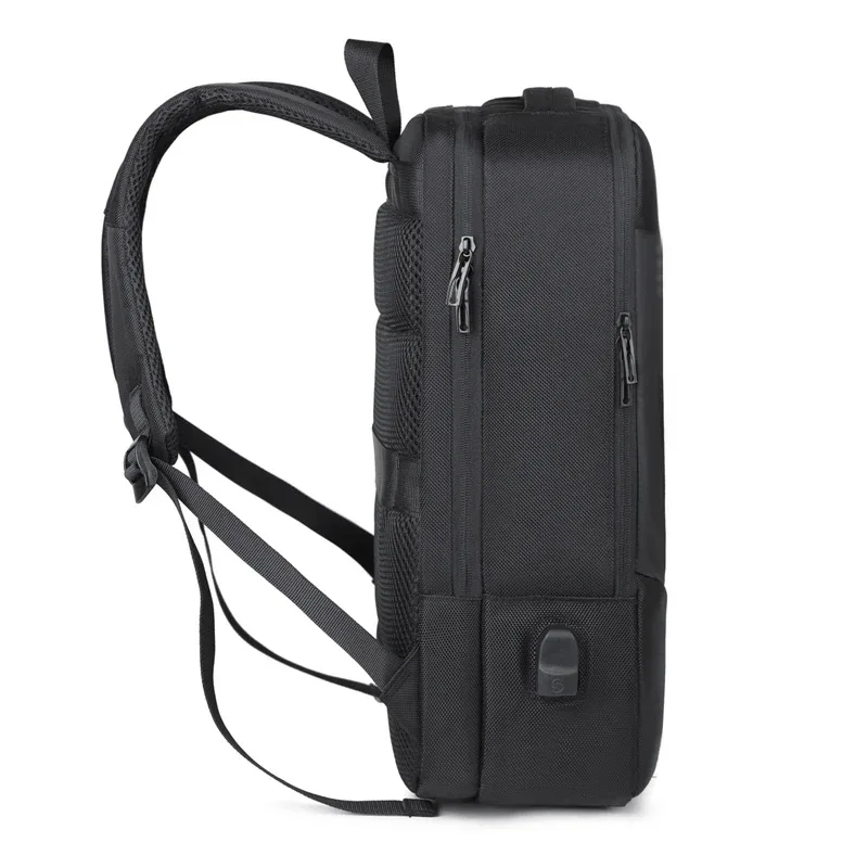 sac à dos décontracté et imperméable pour ordinateur portable 14 pouces avec chargement usb rapide, sac à dos de grande capacité pour hommes et femmes