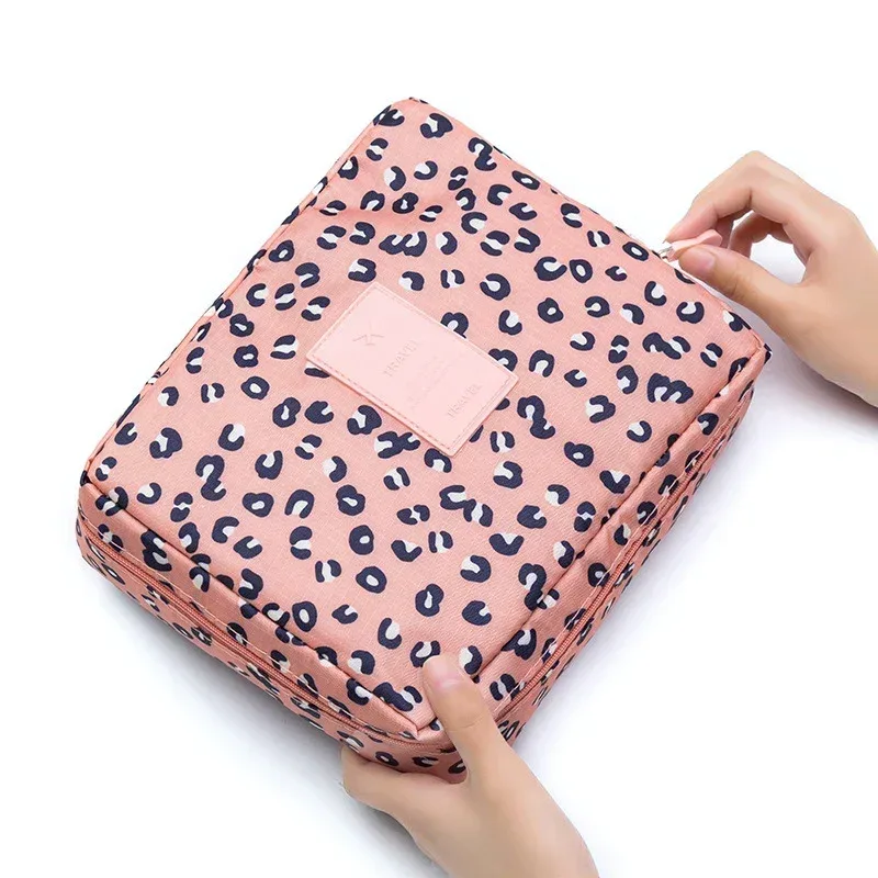 sac de maquillage pour femme de grande capacité, sac cosmétique pour femme, organiseur de toilette, étanche, étui de rangement pour maquillage féminin
